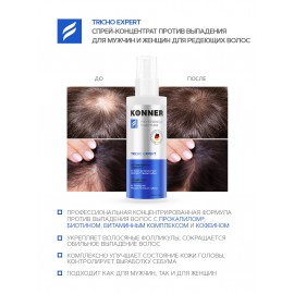 Спрей-концентрат против выпадения волос TRICHO EXPERT с Procapil, биотином, кофеином, 150 мл